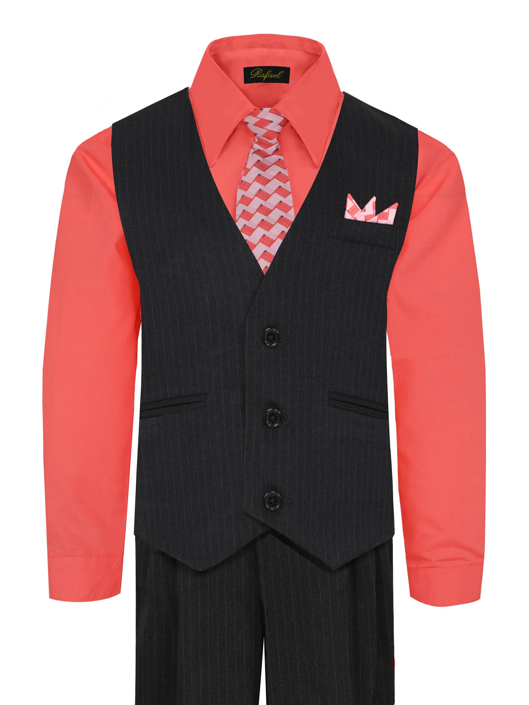 Boy's Vest and Pant Set, Includes Shirt, Tie and