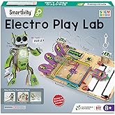 Smartivity Electro Play Lab for Kids Ages 8, 9, 10, 11, 12, 13, 14 Years Old I Electricity Kit with 9 Circuits Experiements & DIY Robot | STEM Science Project Kit | Birthday Gift for Boys & Girls