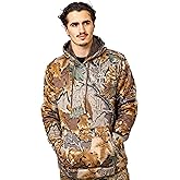 Realtree Men's Camo Midweight Hunting Performance and Sherpa Hoodies Pullover