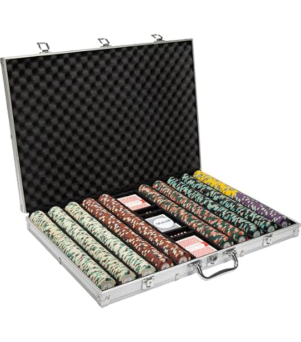 Amazon.com: Showdown Poker Chips Set - 500 Heavyweight (13.5-Gram