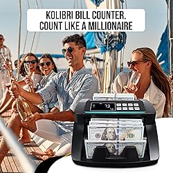 KOLIBRI Money Counter Machine with Advanced Fake
