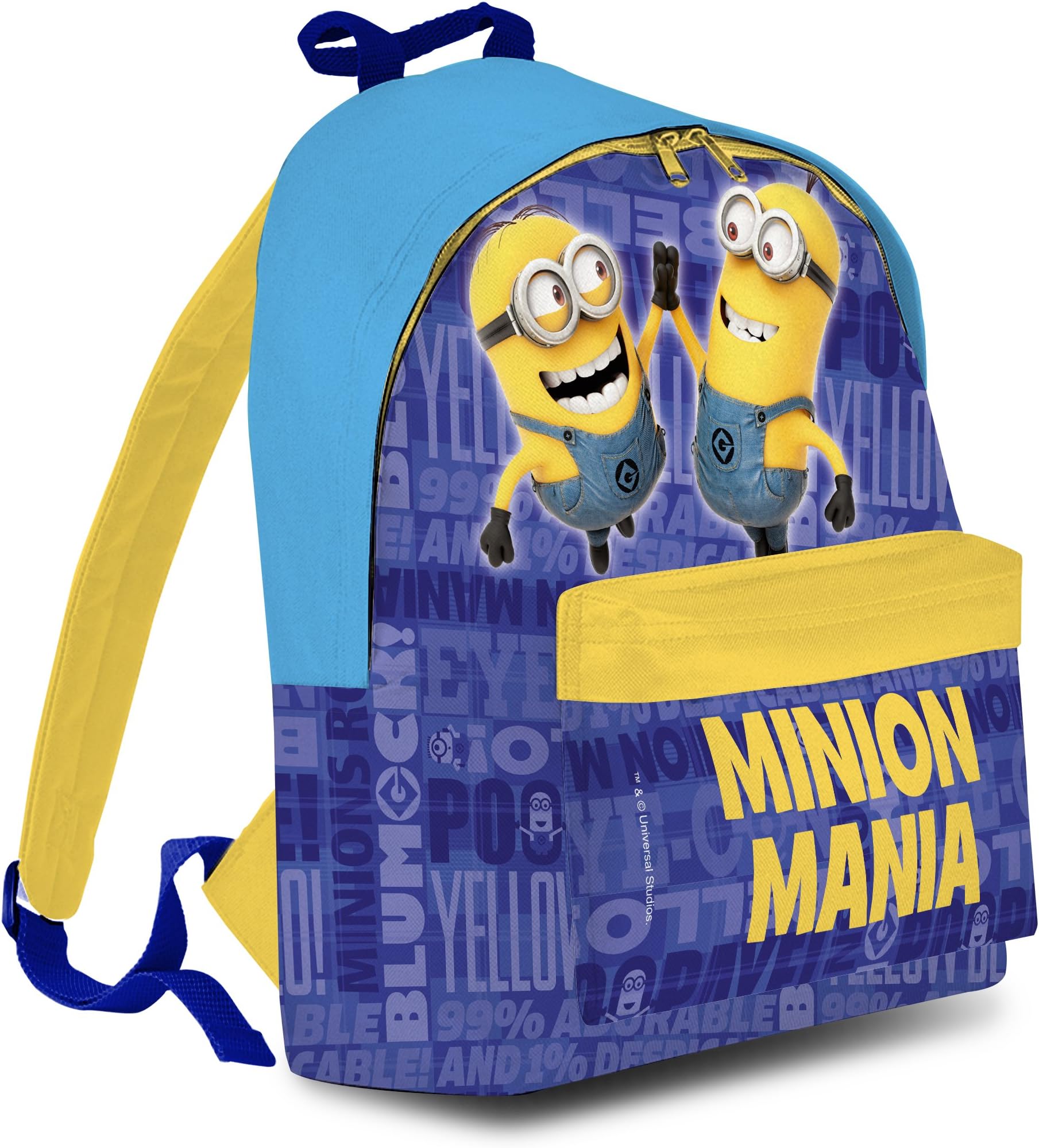 Zaino Americano Minions Cattivissimo Me Children's Backpack 40 Centimeters Blue (Blu)