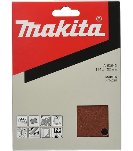 MAKITA P-38146 Sandpaper On Roll, 120mm X 5m, Grain 120