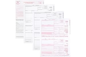 DUTYMARK 1099 INT Tax Forms 2024 Interest Income Set, 4 Part 25 Pack, Great for QuickBooks and Accounting Software 25 Laser Form Sets for Interest Income, 1099-INT 2024