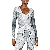 Making The Cut Womens Long Sleeve Scooped Bodysuit