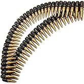 Skeleteen Fake Bullet Army Belt - Plastic Bandolier Military Toy Ammo Costume Accessories Props for Kids and Adults