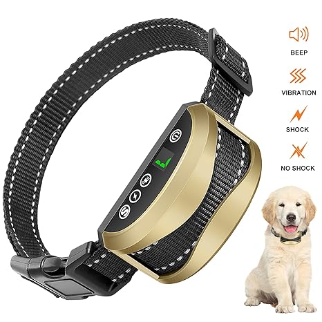 Amazon.com: aofitee perro cuello de corteza, USB recargable ...