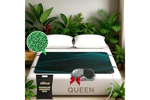 Luxury Tourmaline Grounding Mat Queen 59” x 27” for Bed & Desk – Conductive PU Leather Surface, Quality Certified, Includes S