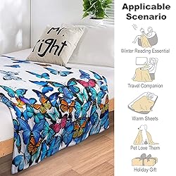 Butterfly Blanket Beautiful Butterfly Throw Blanket