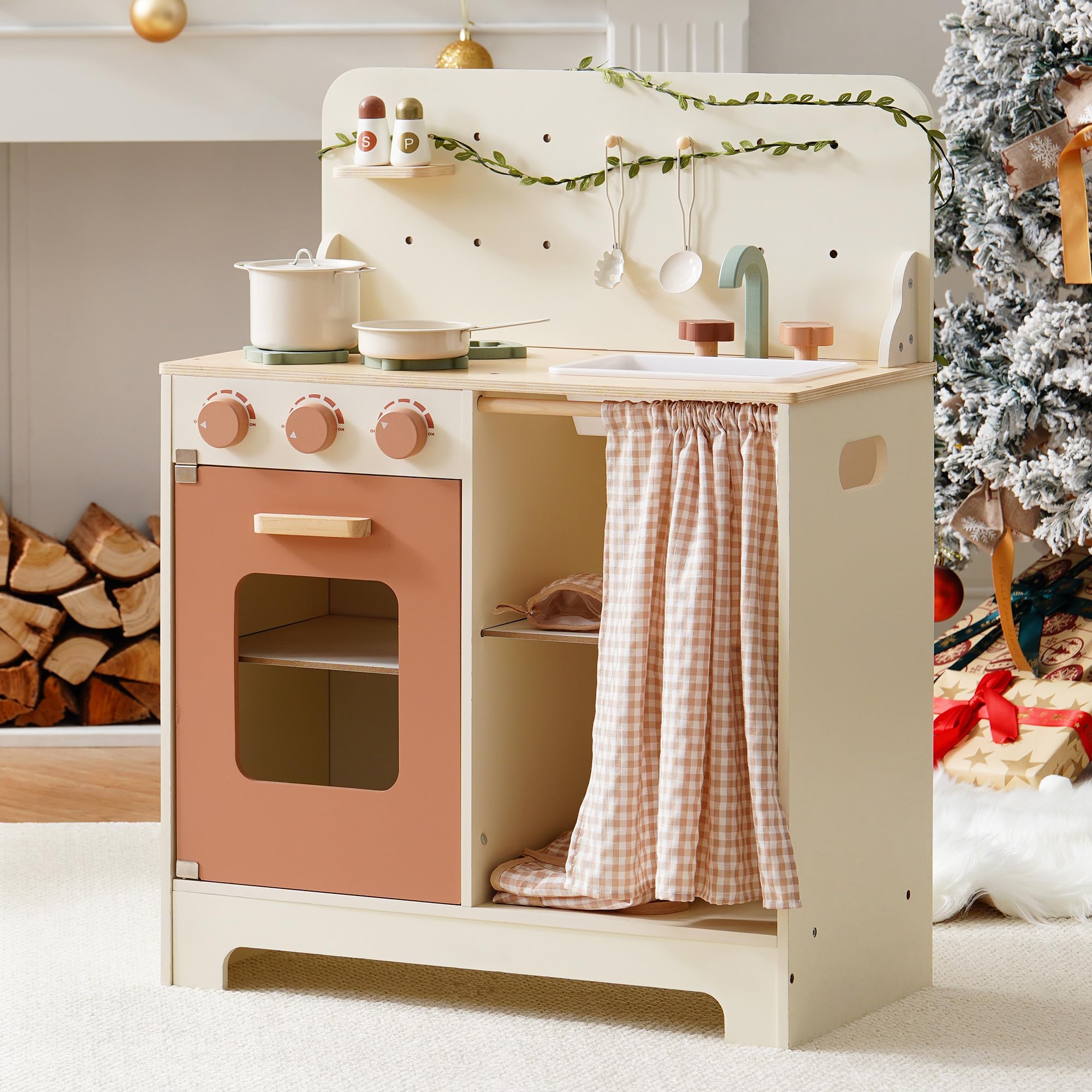 DIY Kit Robotime Wooden Play Kitchen Set Toy Washing Machine