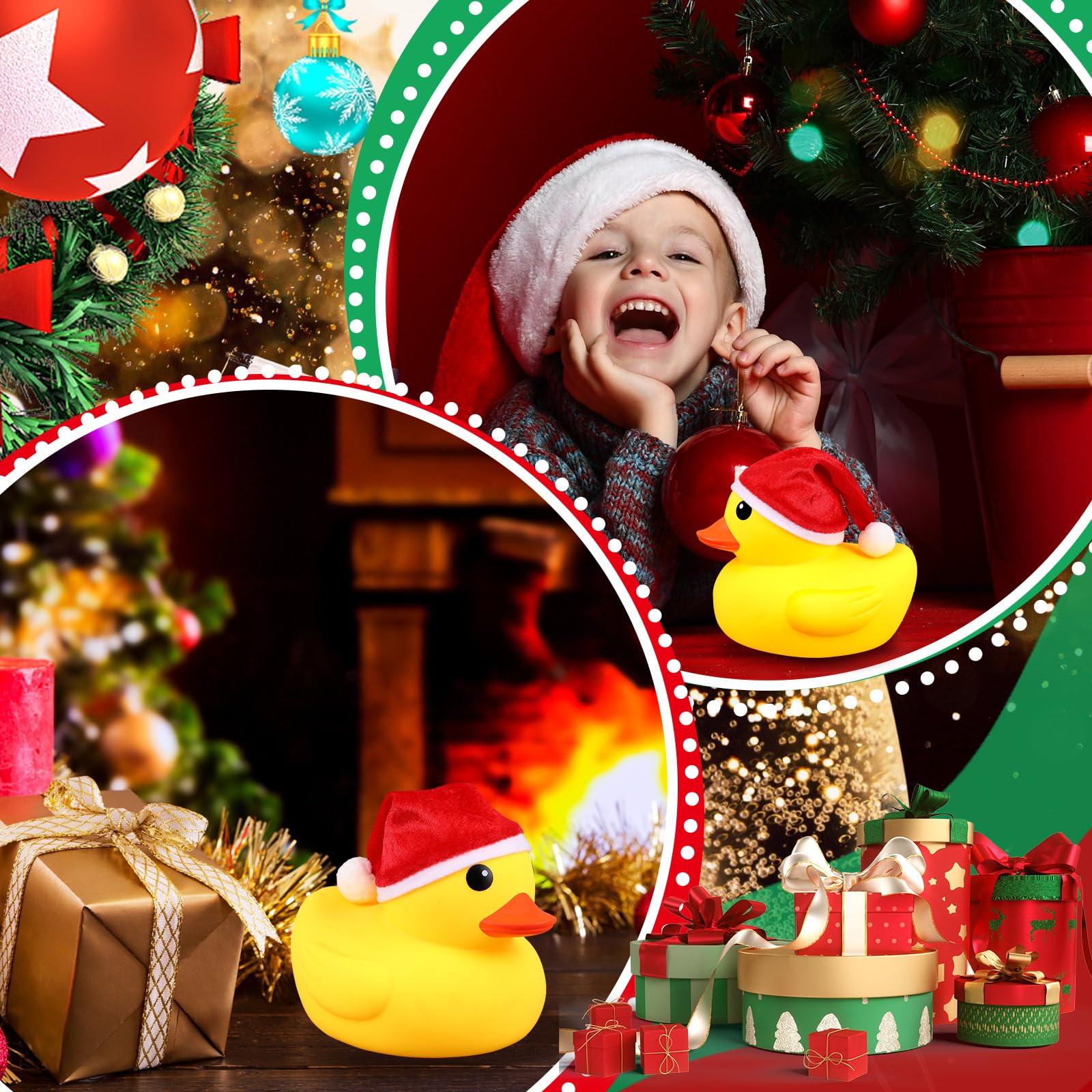 Deekin 12 Set Jumbo Rubber Duck 7 Inch Large Yellow Duck Bath Toy Giant ...