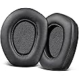 SOULWIT Lambskin Earpads Replacement for Sennheiser RS165/TR165/RS175/TR175/RS185/TR185/RS195/TR195(RS/TR 165 175 185 195 RF), Ear Pads Cushions for HDR165/HDR175/HDR185/HDR195 - HDR175 LS Black