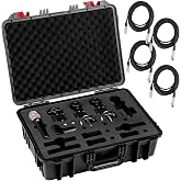 Briskdrop sE Electronics V Pack Venue Drum Microphone Package - Bundle with 4 20ft XLR Cables