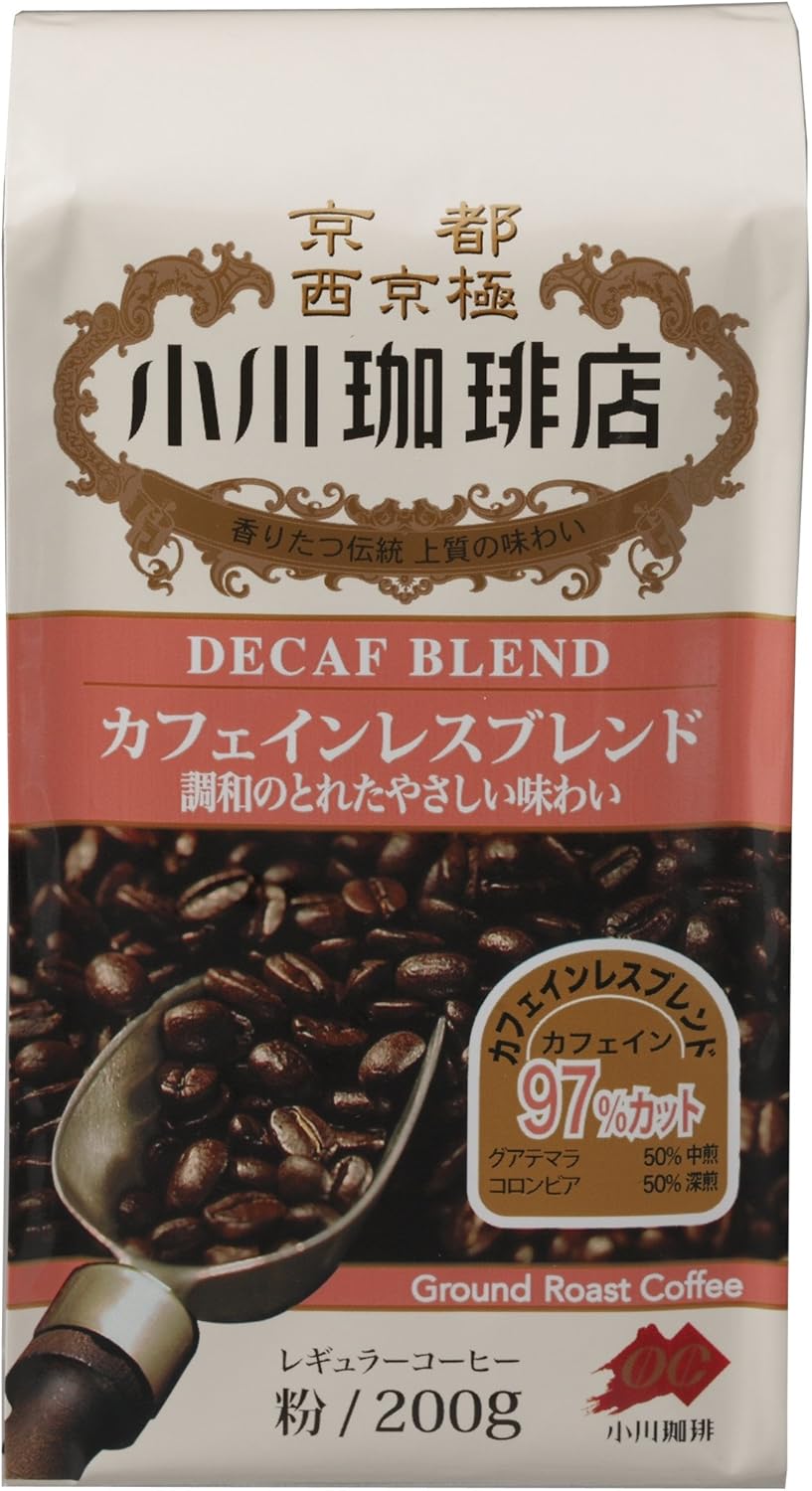 Amazon 小川珈琲店 カフェインレスブレンド 0g 粉 小川珈琲 コーヒー豆 通販