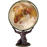 Replogle Globes Atlas Globe, 12-Inch, Bronze Metallic