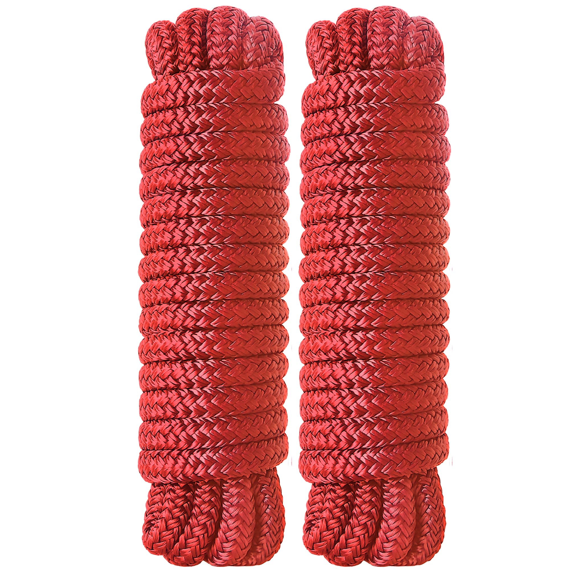 Boat Dock Lines 2 Pack Double Braided Nylon Marine