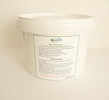 Biotec WC Aktivpulver - 2,5 kg Eimer mit Dosierbecher
