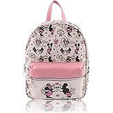 Disney Minnie Mouse Backpack for Women, Men, Boys, Girls, Unisex | Cute PU Leather 10" Minnie Mouse Mini Backpack Purse Shoulder Purse | Minnie Mouse Bag and Minnie Mouse Accessories