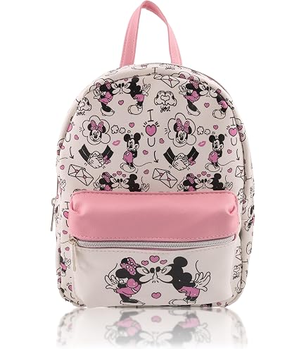 cc for disney princess pink faux leather backpack Women, Men, Unisex | Cute PU 10