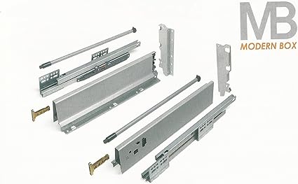 Soft Close Kitchen Drawer Runners System L 450mm Modern Box 1