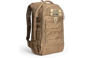 Tactical Baby Gear Daypack 3.0 Tactical Diaper Bag Backpack and Changing Mat (Coyote Brown)