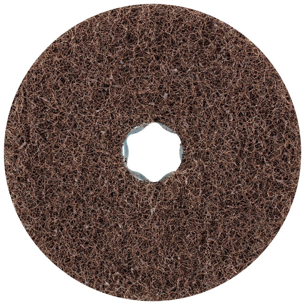 PFERD 48131 Combiclick Non-Woven Disc, Soft Type, 4-1/2" Diameter, 10,500 RPM, Medium Grit (Pack of 10)