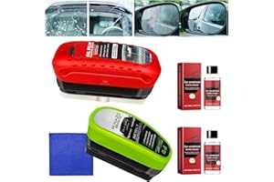 CIOEVANTIAL Automotive Oil Film Cleaning Brush,Glass Cleaning Board for Windshield,Car Windshield Cleaner,Glass Oil Film Remover,Universal Glass Cleaning Wipe Board,New 2.0 Car Oil Film Cleaning Brush (2PCS Set)