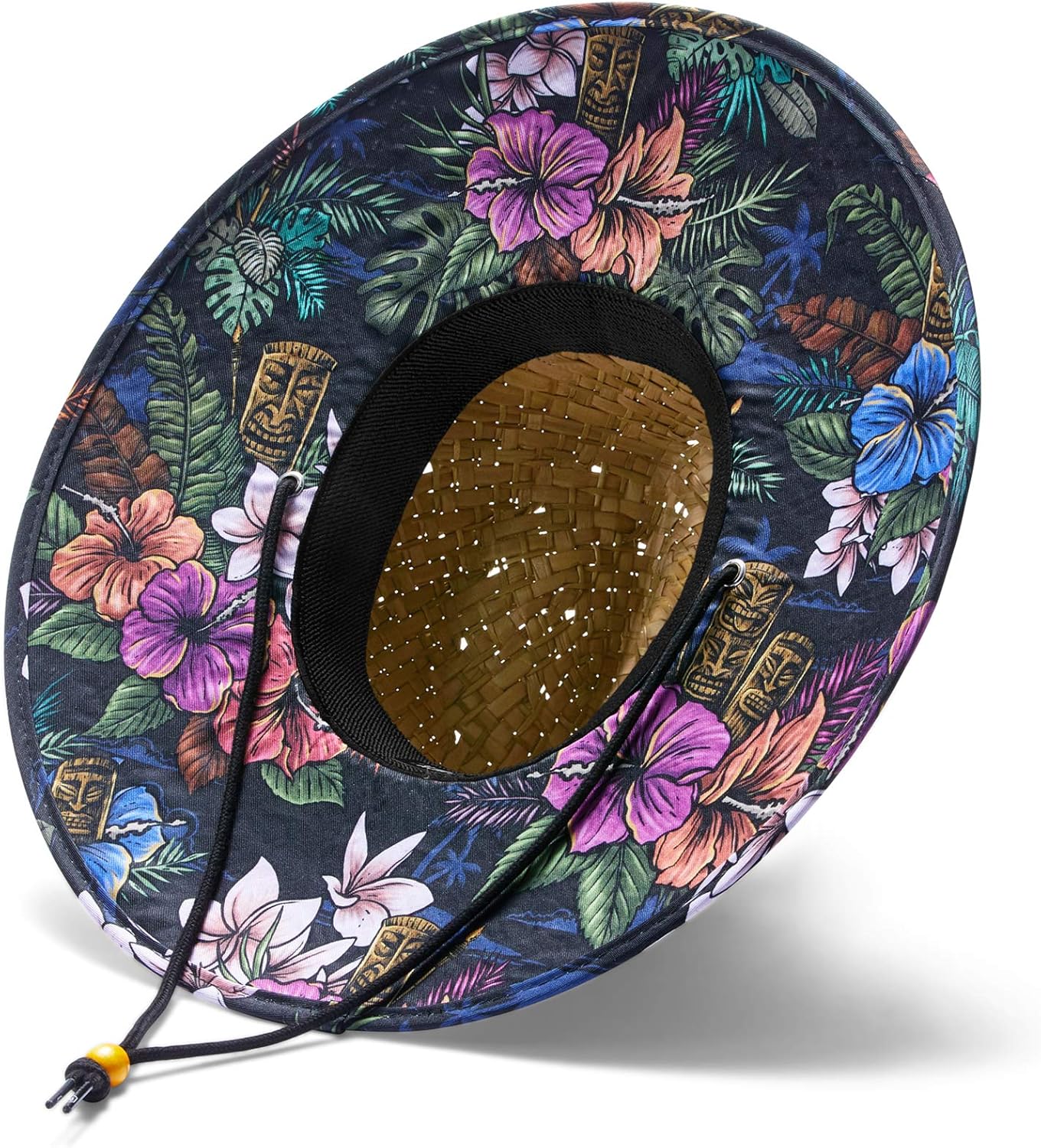 Hemlock Hat Co. Men's Straw Hat (Tiki Tiki) at  Men’s Clothing store