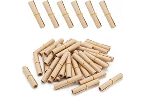 320 Pieces Mini Paper Scrolls Wish Paper, Blank Message Paper Rolls for Message in a Bottle, Flying Wish Notes for Birthday A