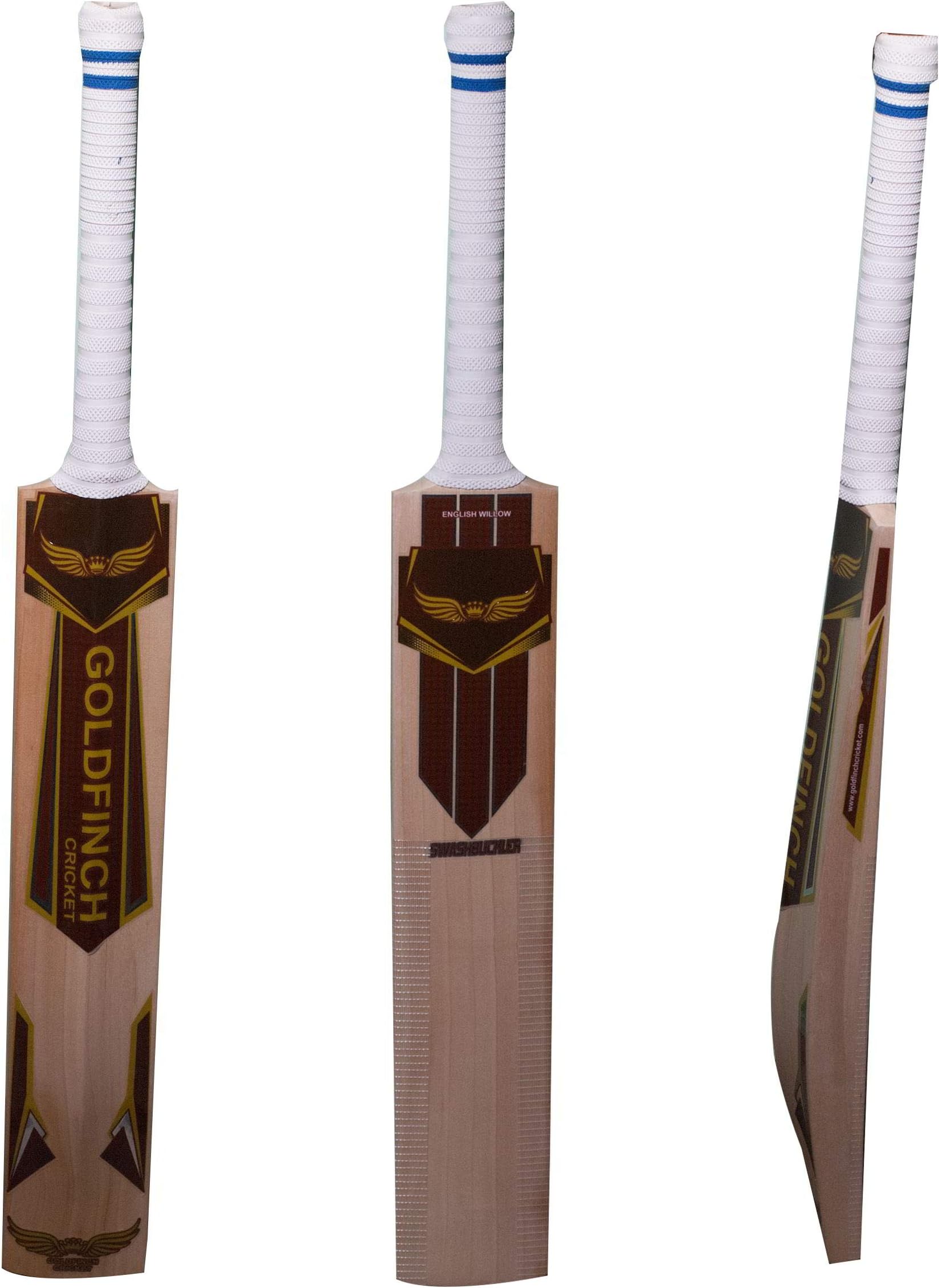 WHITEDOT SPORTS Goldfinch Swashbuckler English Willow Cricket Bat
