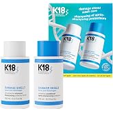 K18 Damage Shield Shampoo and Conditioner Set, Color Safe, 2 Count | Full-Size pH-Protective Shampoo + Conditioner for All Hair Types, Protects from Damage, Reduces Frizz, Softens + Smooths