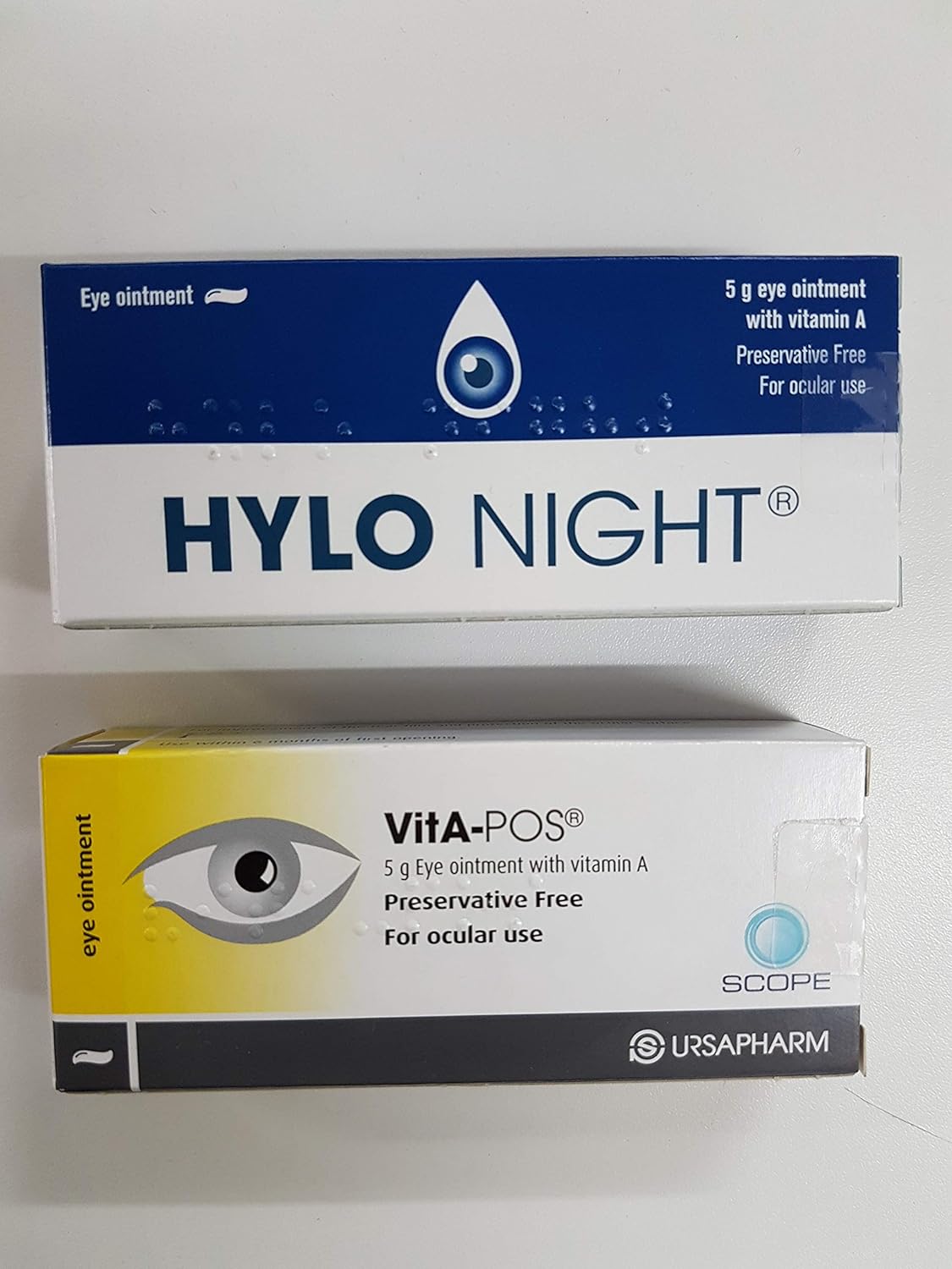 Optase Hylo Night Dry Eye Ointment Nighttime Eye Gel For Dry Eyes