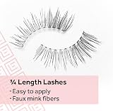 Eylure 3/4 Length No. 003 False Lashes Natural Lift Reusable Handmade view 5