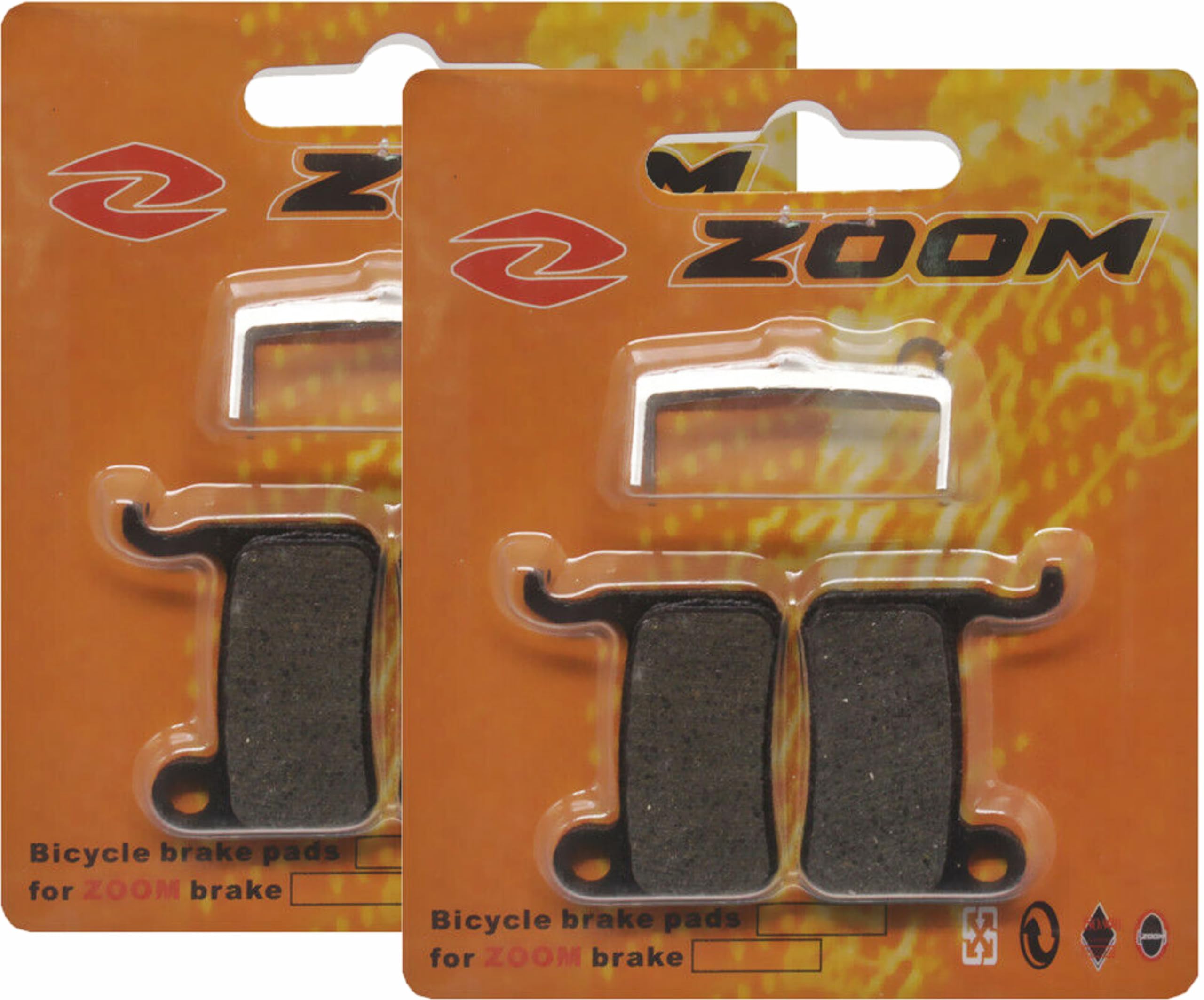 Famex Ride 2 X Pair Brake Pads For Zoom Mechanical and Hydrulic brakes 2 Sets Bicycle Disc Brake Pads for Shimano Deore XT XTR LX SLX Hone Alfine Saint Disc Brake