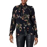 Joie Womens Daisy Blouse in Caviar Multi