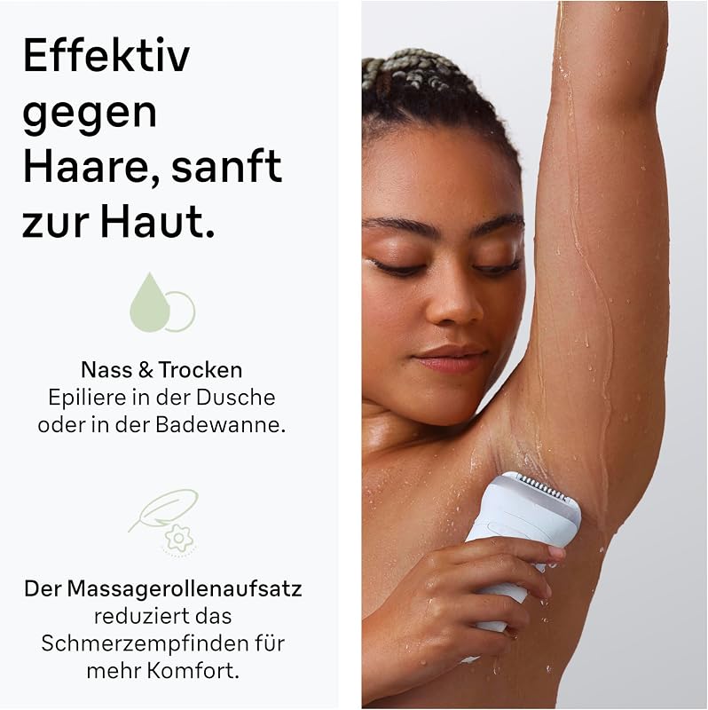 Epilierer Damen Silk·épil 7, Ladyshaver, 7-241, Silber