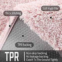 Yimobra Bathroom Rugs Non Slip Washable