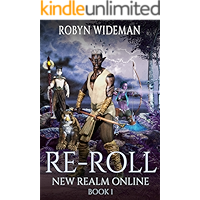 RE-ROLL: An Epic Litrpg Fantasy (New Realm Online Book 1) book cover