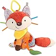 Skip Hop Bandana Buddies Baby Activity and Teething Toy with Multi-Sensory Rattle and Textures, Fox