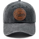 Limited Edition 1935 1945 1955 1965 1975 1985 1995 Hat for Men Women, Vintage Adjustable Leather Patch Baseball Cap