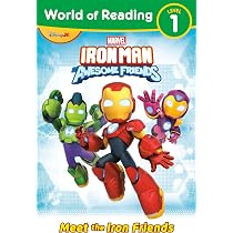Marvel Iron Man and his Awesome Friends Iron Man, armure et véhicule 2-en-1, figurine avec véhicule