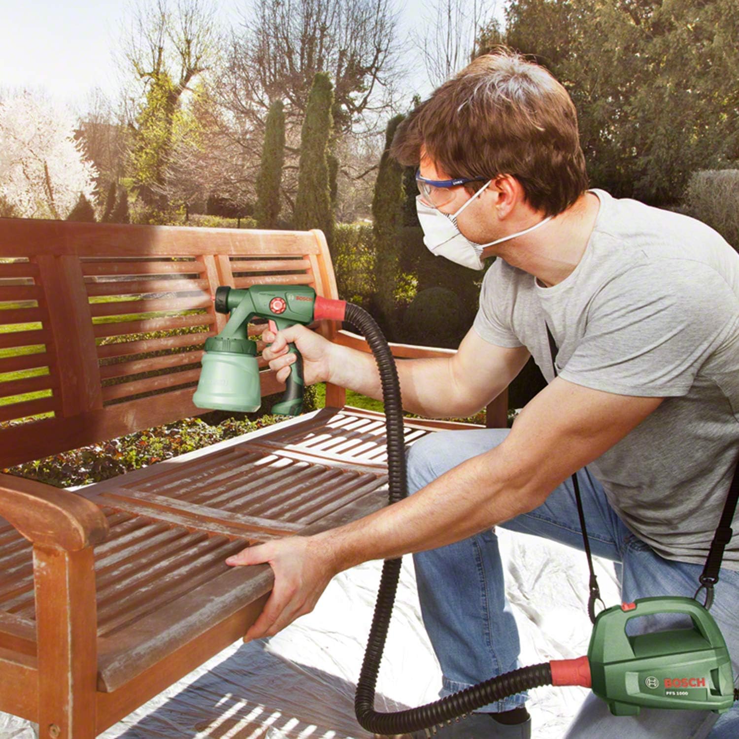 Bosch Home and Garden Farbsprühsystem PFS 1000, Green - Image 4