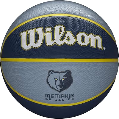 Wilson NBA Team Tribute MEMPHIS GRIZZLIES Outdoor Basketball Size 7