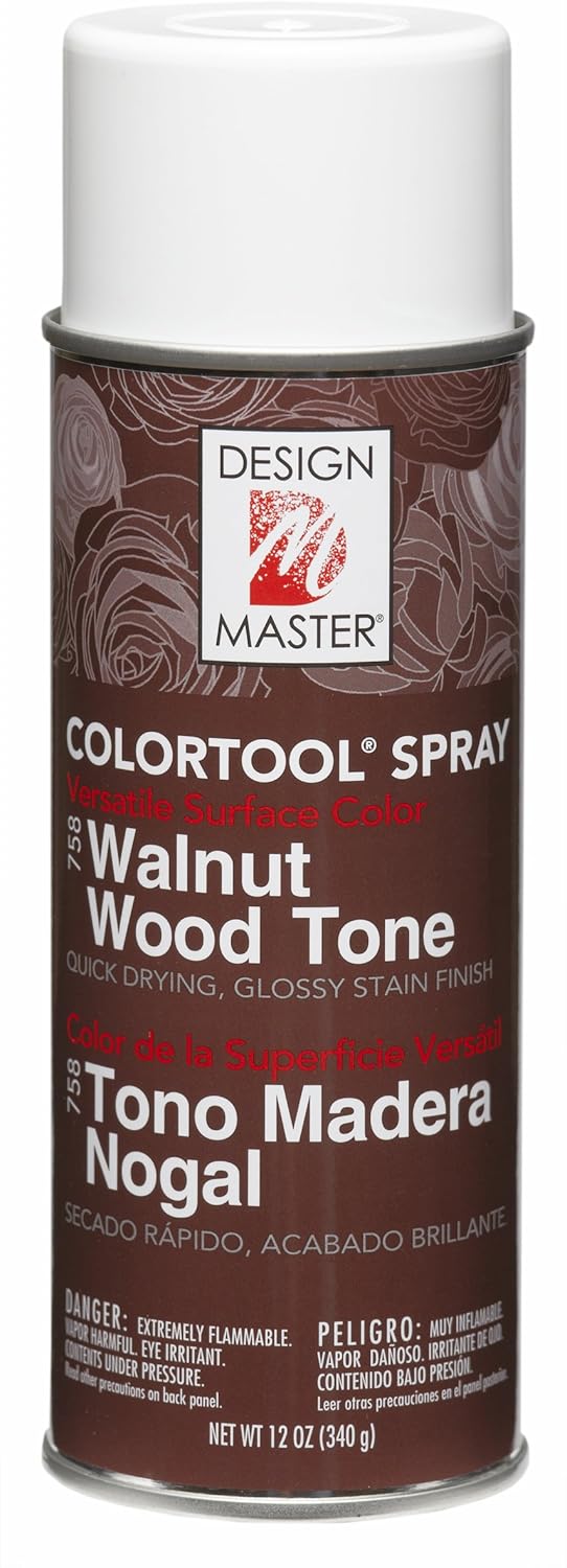 Design Master 758 12 oz Walnut Wood Tone Spray, Multicolor