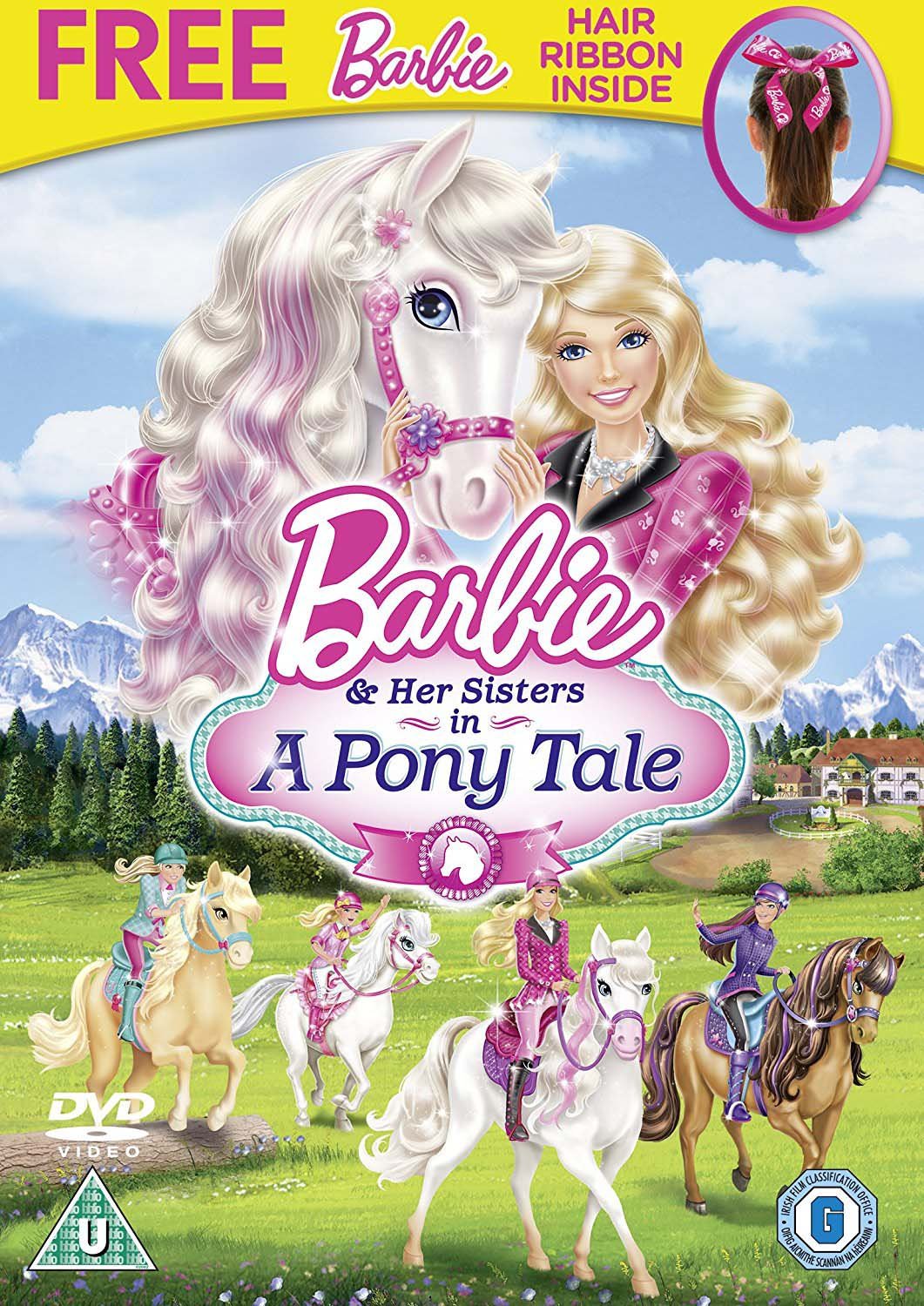 Barbie & Her Sisters In A Pony Tale (Includes Hair Ribbon) [DVD]