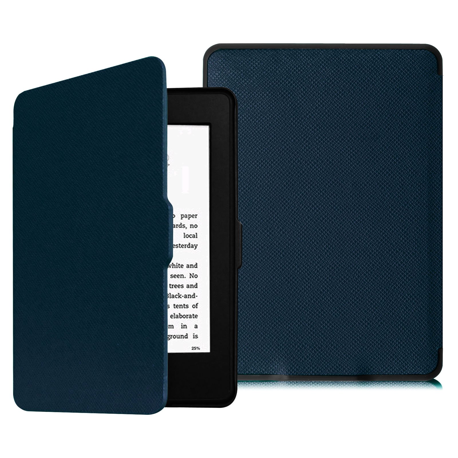 FINTIE Slimshell Case for 6" Kindle Paperwhite 2012-2017 (Model No. EY21 & DP75SDI) - Lightweight Protective Cover with Auto Sleep/Wake (Not Fit Paperwhite 10th & 11th Gen), Navy