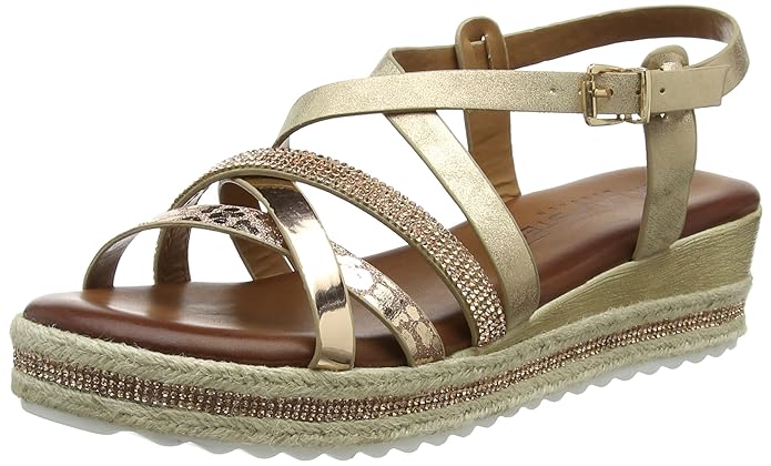 Laufsteg München Damen Fs181502 T-Spangen Sandalen