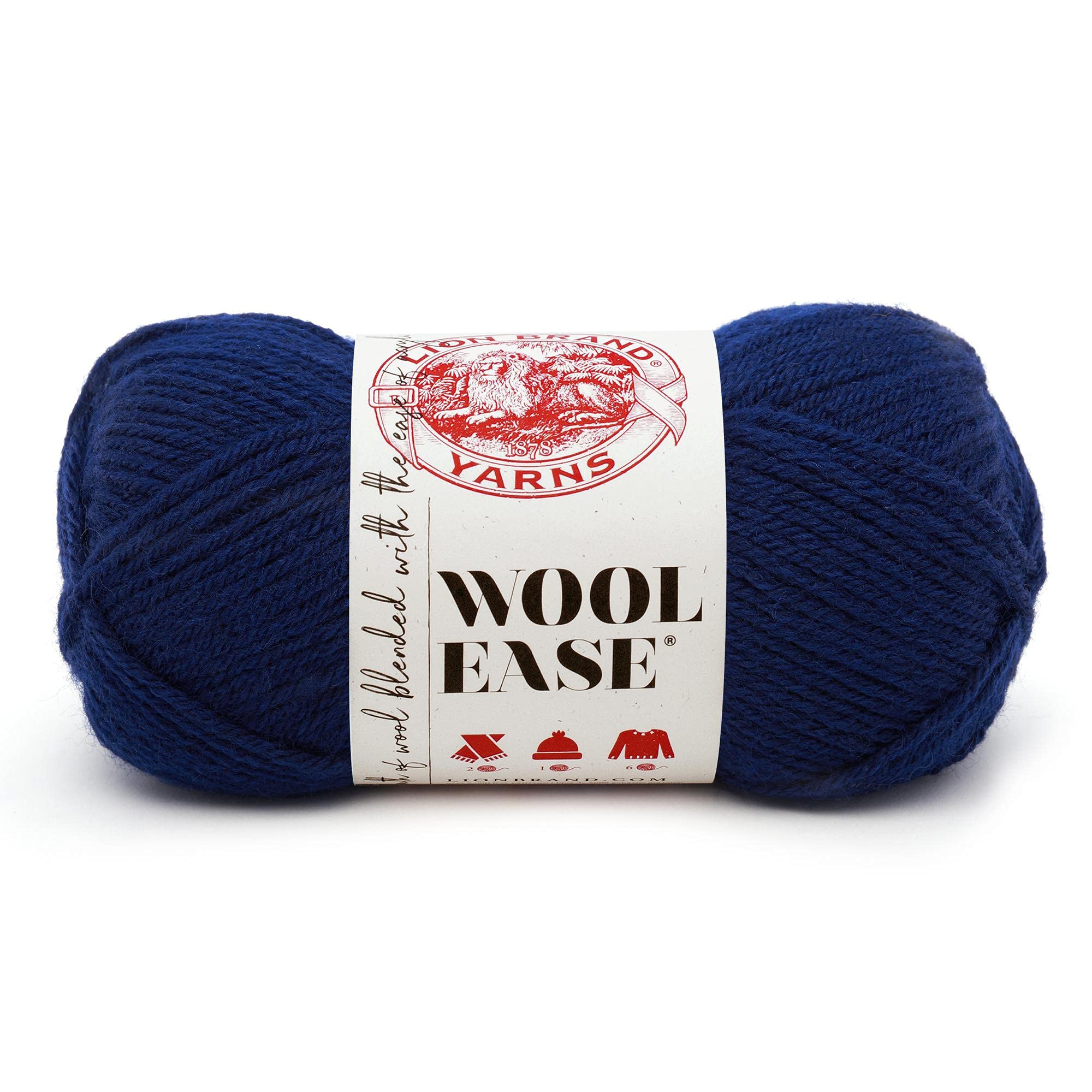 Lion Brand Yarn Company Hometown Yarn, Wool, Navy, Each 620-111B โ image 1