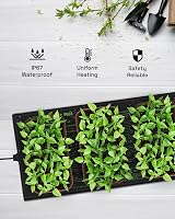 HBN Seedling Heat Mat 10"x20" Waterproof for Germination & Greenhouse view 4