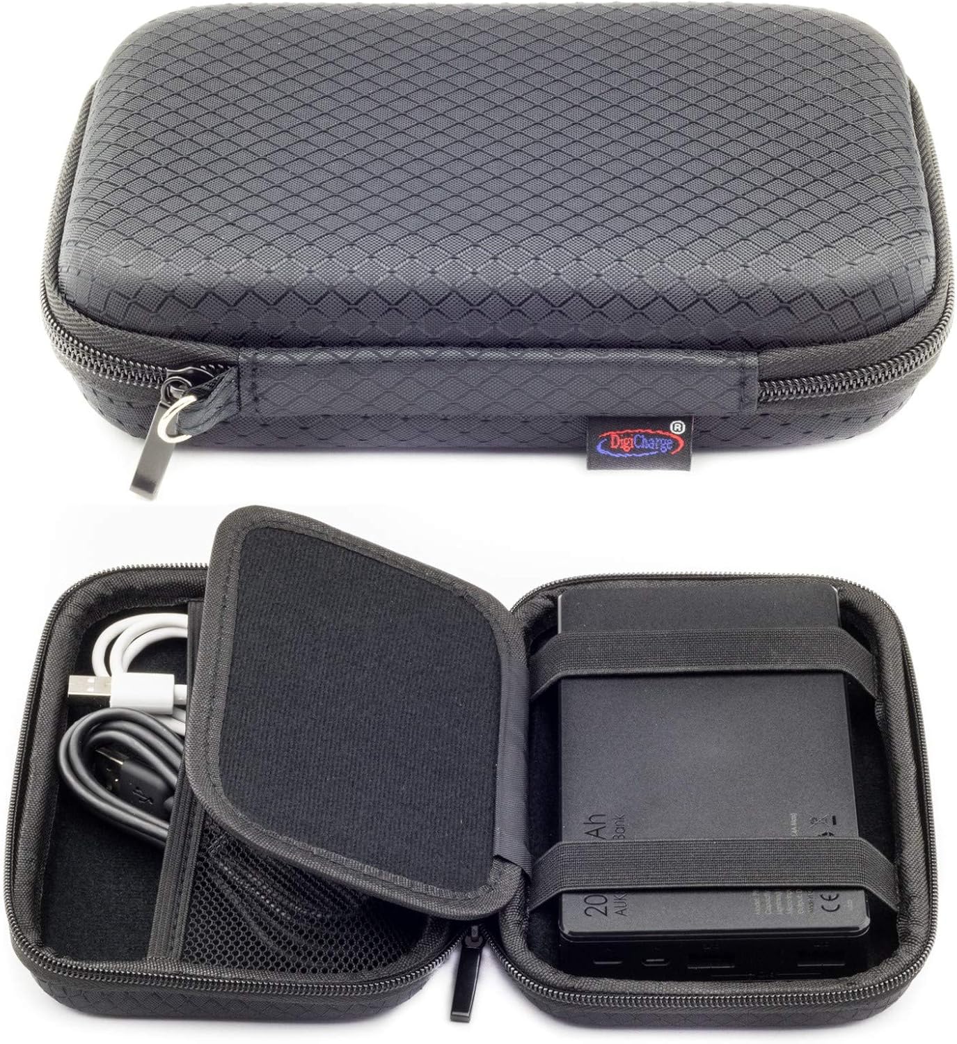 Digicharge Power Bank Carry Case for Anker Zolo/PowerCore, INIU, AsperX, UGREEN, Charmast, Magsafe
